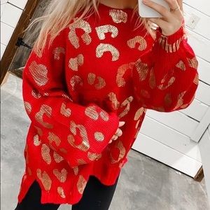 Jodifl Leopard Print Sweater